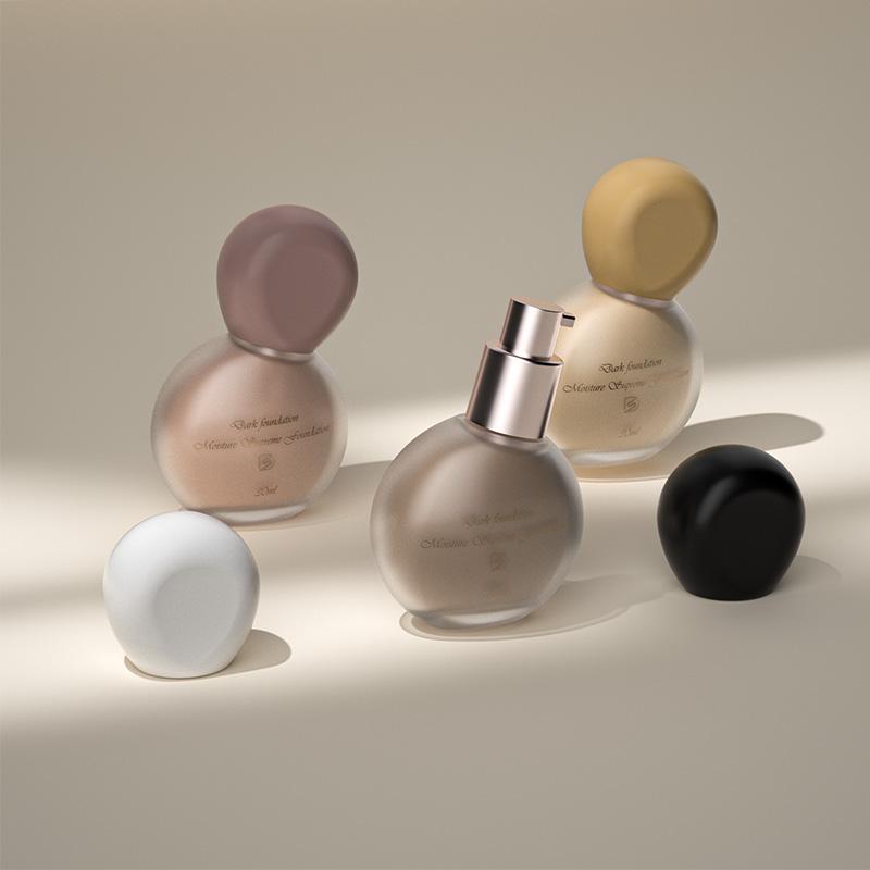 Liquid foundation bottle with pump