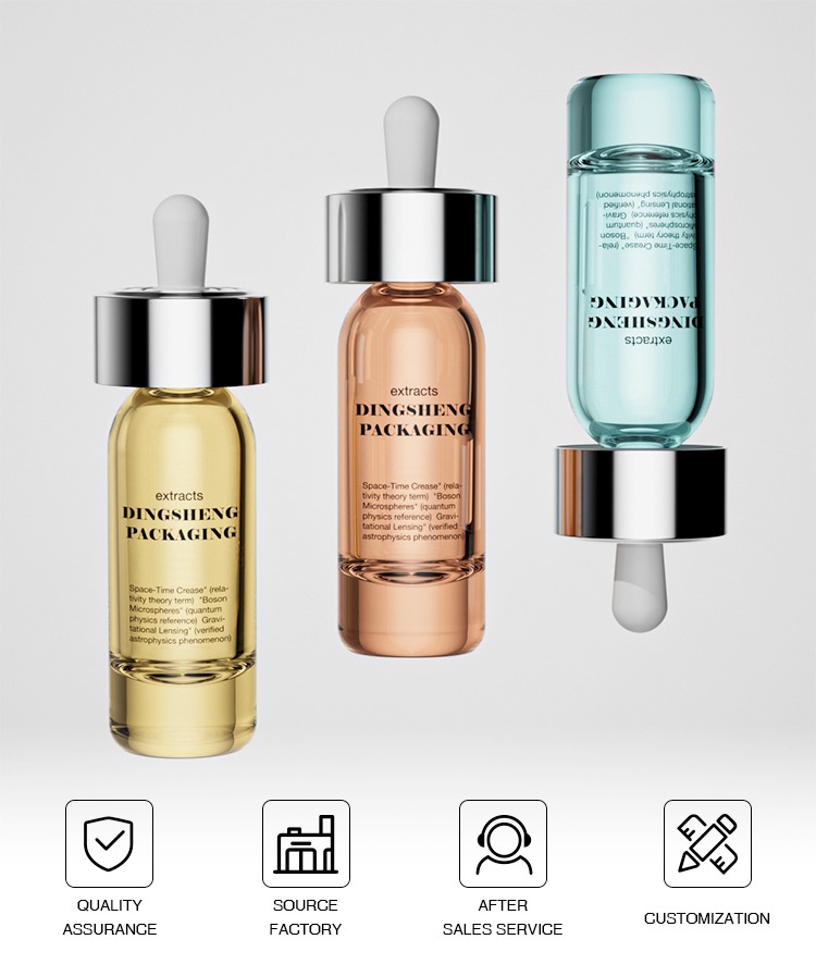 Essence Cosmetic glass bottles
