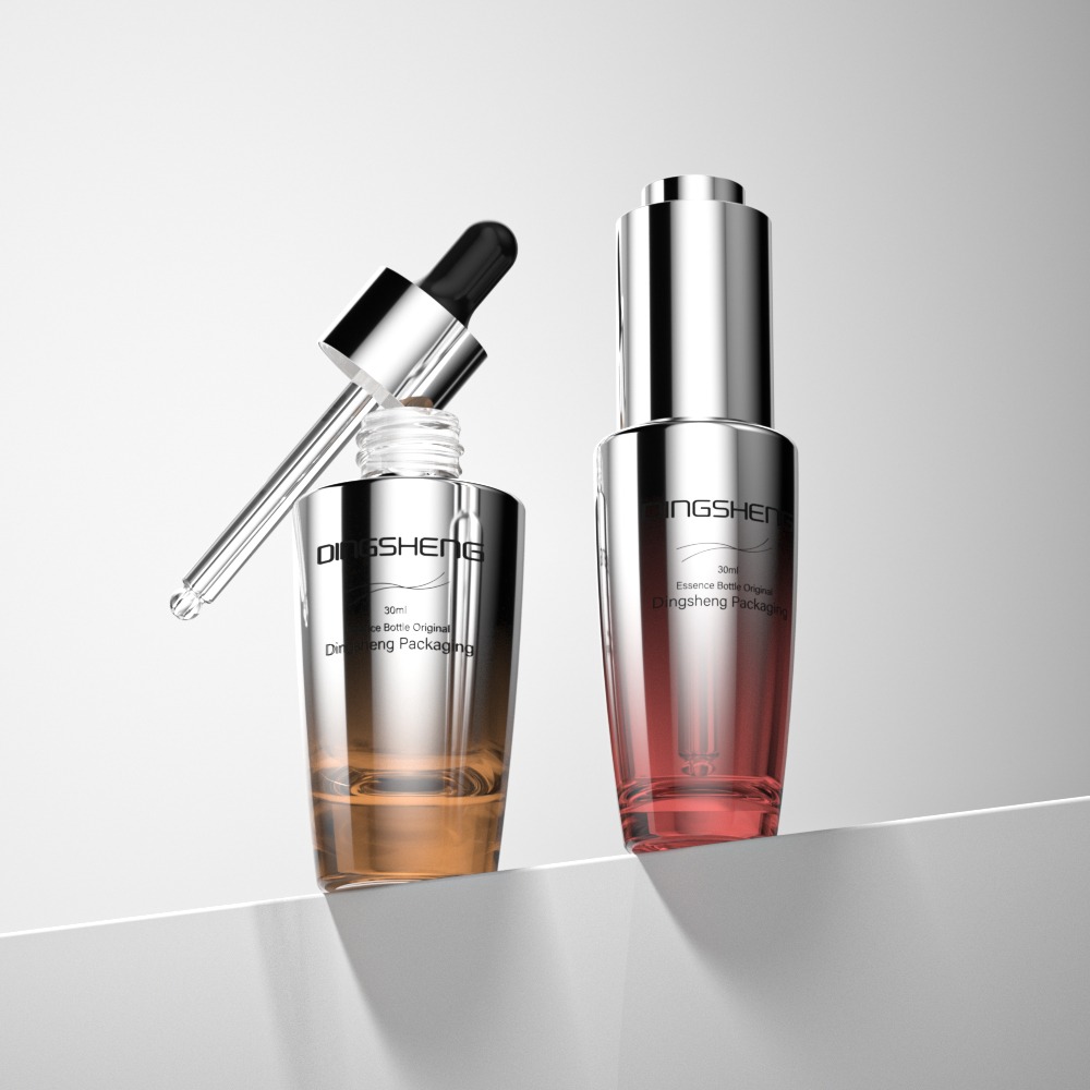 30ml Electroplated Gradient Pump Dropper Bottle
