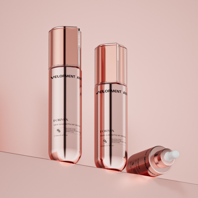 Cosmetic Glass Packaging Set Wholesale