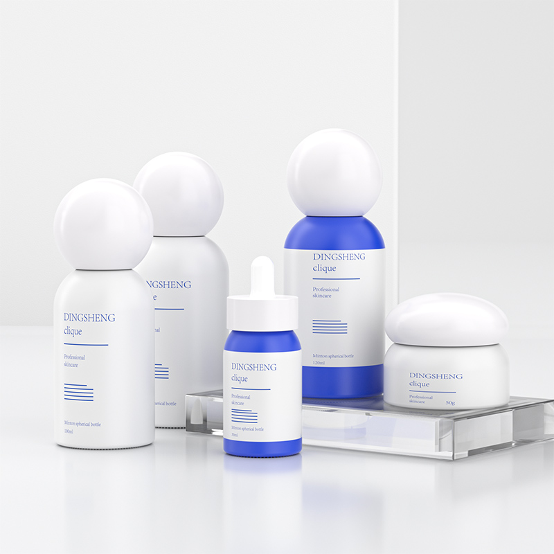 Matte Glass Cosmetic Packaging Set Matte Glass Cosmetic Packaging Set