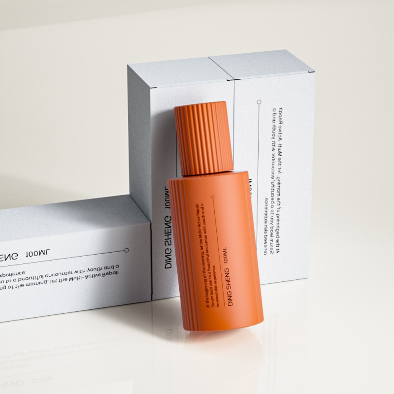 Matte Painted Glass Skincare Packaging