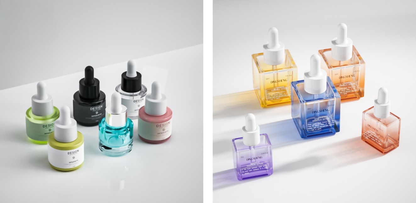 glass dropper bottles for serums