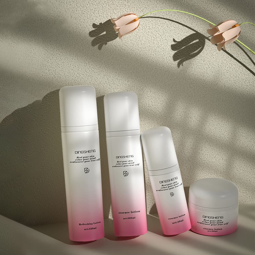 Matte Painted Glass Skincare Packaging