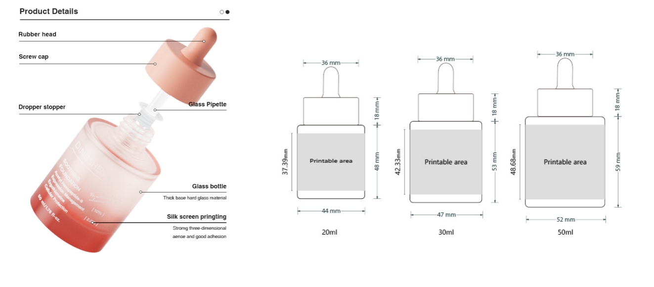 Custom Thick Base Glass Bottle