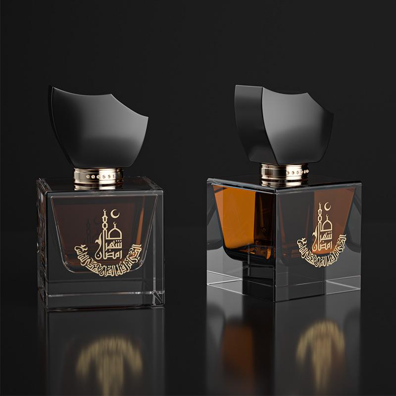 Heavy-base custom cosmetic glass bottle demonstrating premium weight and optical clarity