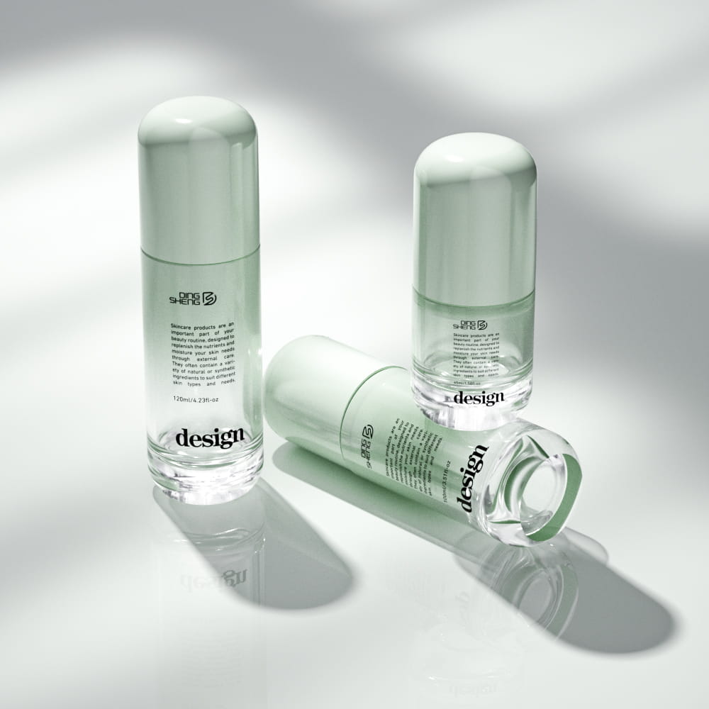 Thick Bottom Clear Glass Serum Bottle