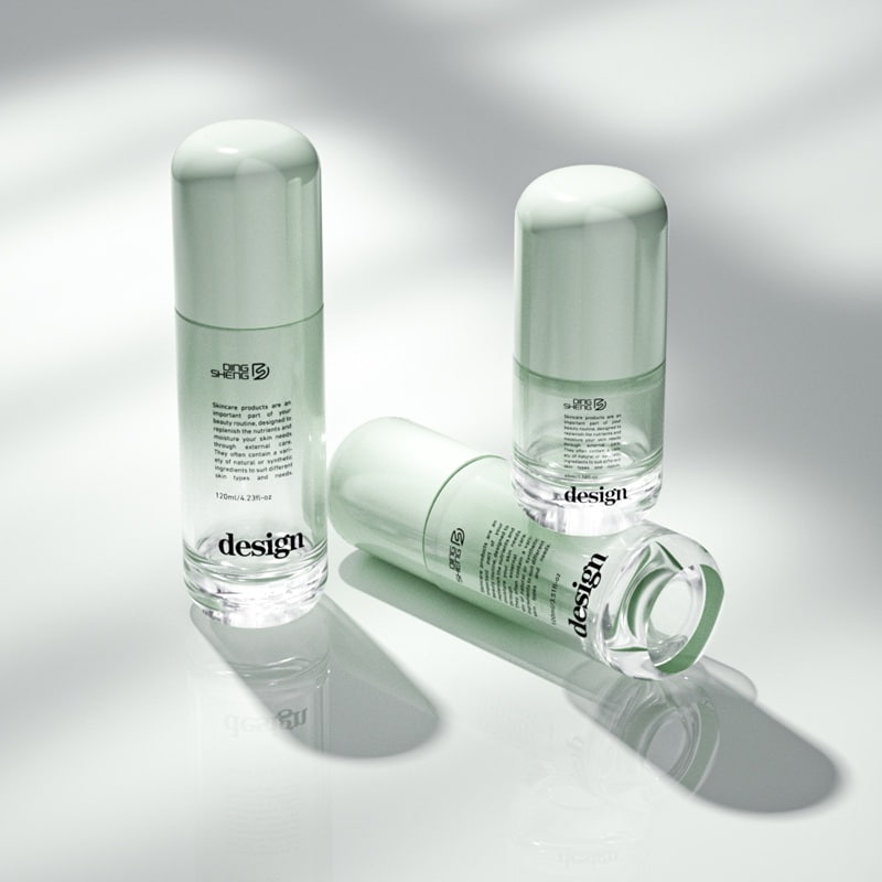 Thick Bottom Clear Glass Serum Bottle