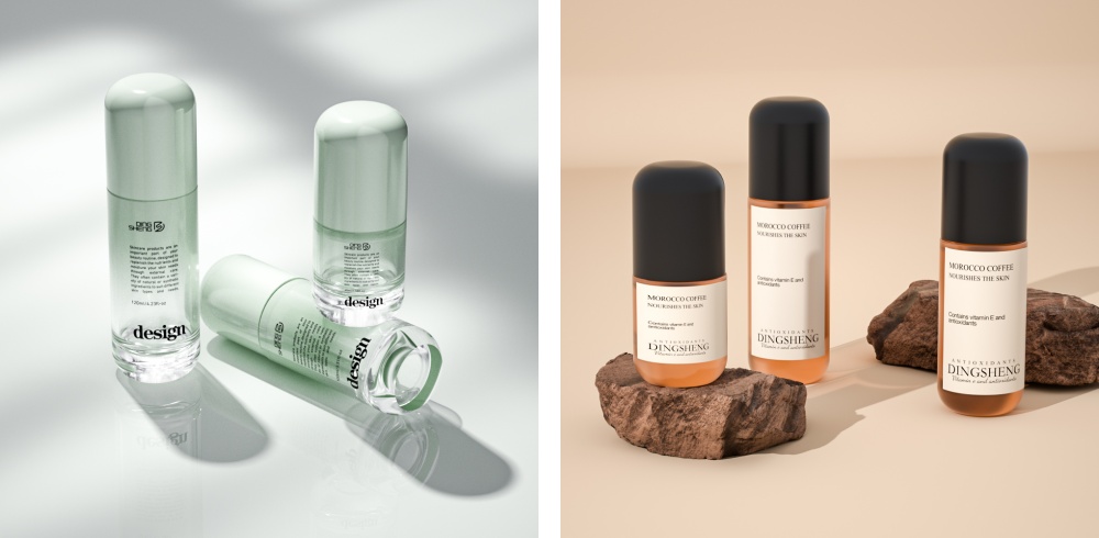 Luxury Skincare Glass Bottle