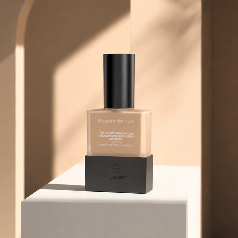 Custom 30ml Frosted Glass Foundation Bottle