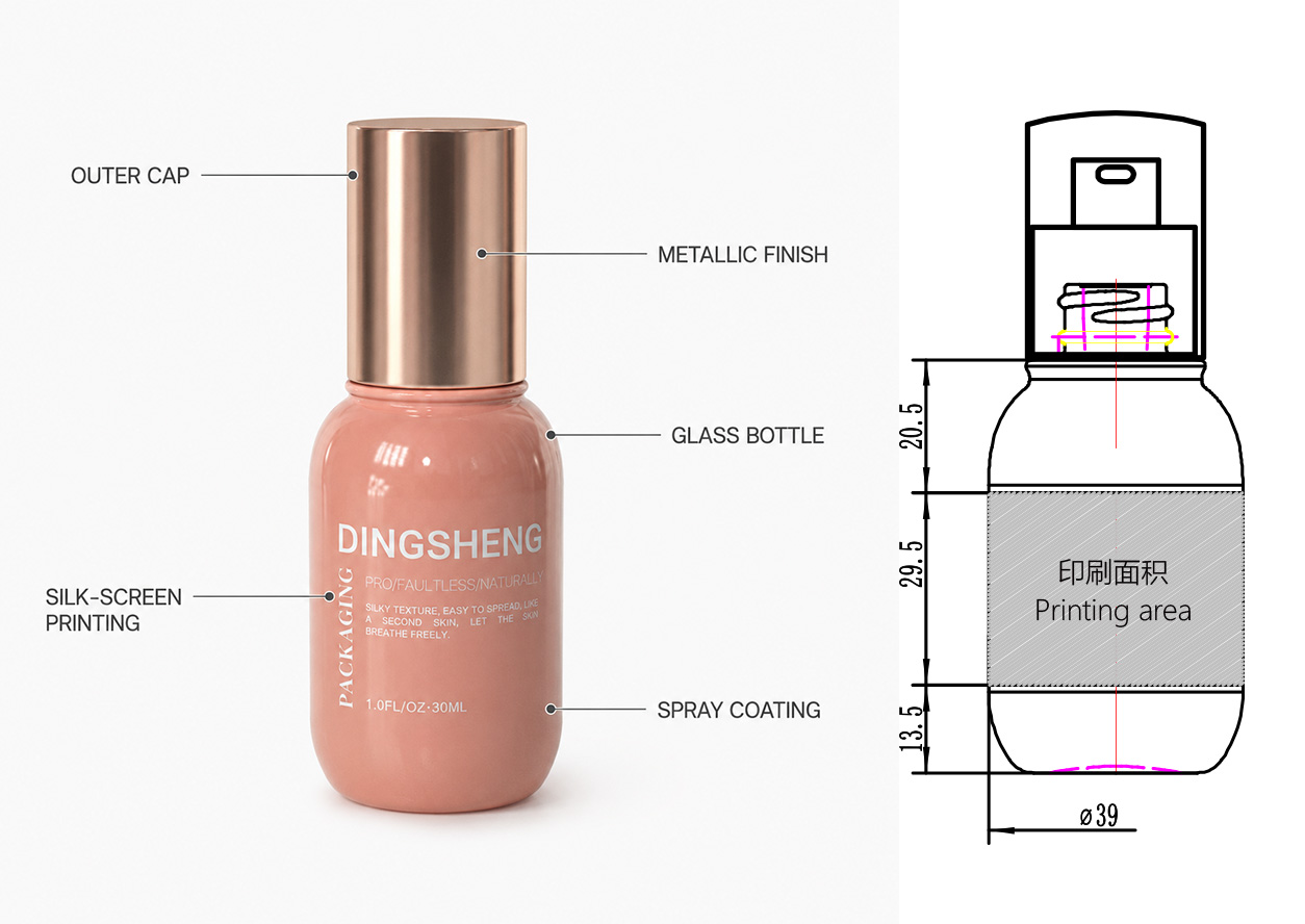 Premium Liquid Makeup Bottle Set