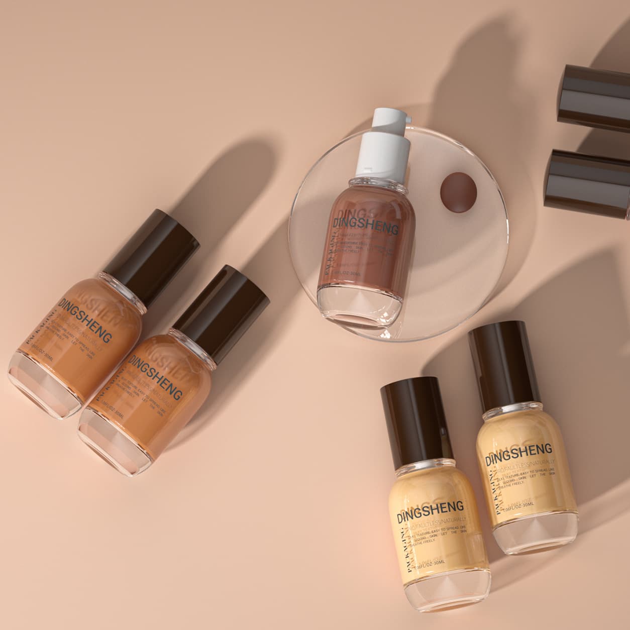 30ml Foundation Pump Bottle Applications