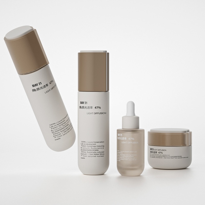 Premium Matte Skincare Container Set